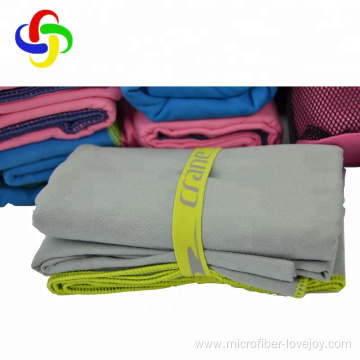 wholesale custom printed soft microfiber suede sports towel